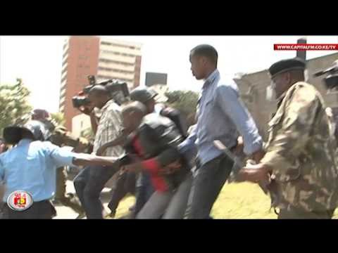 Activists arrested in demo outside Parliament