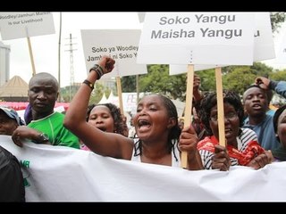 Jamhuri traders protest alleged grabbing of their market