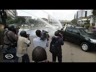 Police halt attempts to stage IEBC protest by CORD leaders, led by Raila