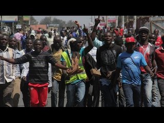 Raila leads ‘peaceful’ anti-IEBC demo in Nairobi as police stay away