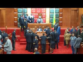 Kidero ouster motion finally tabled amid chaos