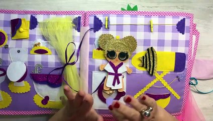 Lol bebek evi | felt, LOL Surprise dolls house | Hayal’ in bebek evi | Aktivite kitabı | doll house