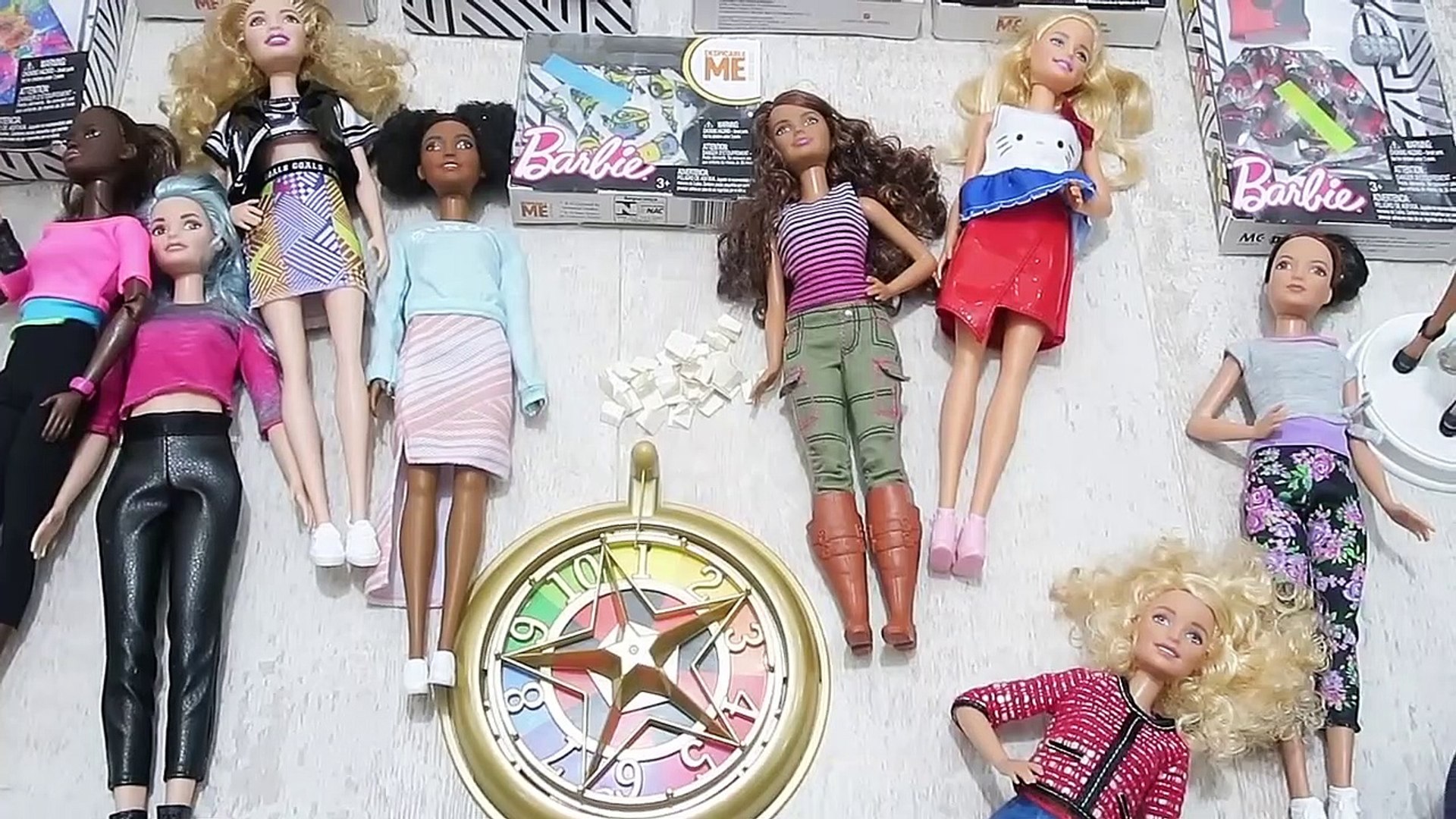 Barbie Kombin Challenge Oyunları || Çarkıfelek Barbie Bebek Giydirme Oyunu  || Bidünya Oyuncak - Dailymotion Video