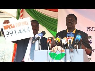 Raila, Kalonzo make plea for contributions to campaign kitty