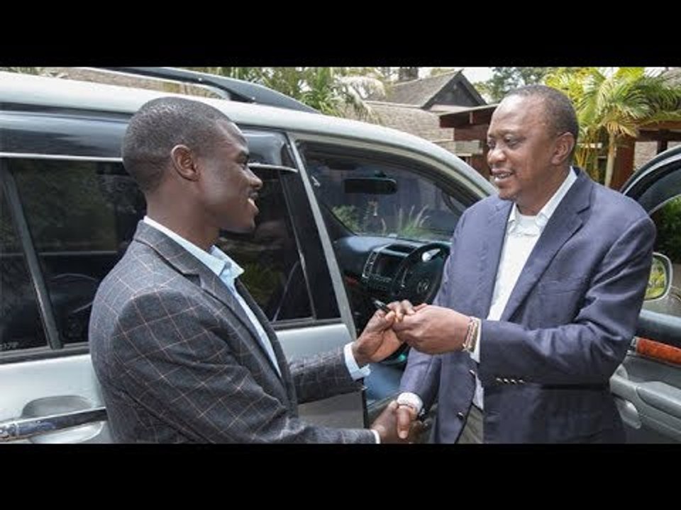 Uhuru gifts 23-yr-old MP Mwirigi, a Prado