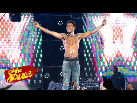 Desiigner loses shoes, as he performs 'Panda' at Jameson Connects | Full Performance