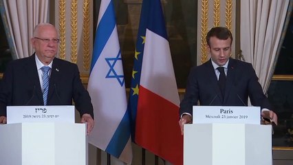 Déclaration conjointe avec Reuven Rivlin, Président de l’État d’Israël