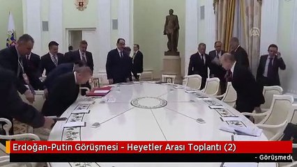 Erdoğan-Putin Görüşmesi - Heyetler Arası Toplantı (2)