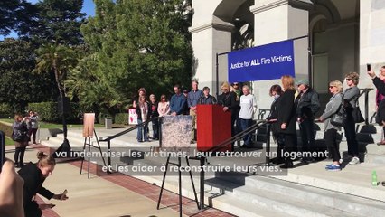 Erin Brockovich rencontre les victimes de Paradise