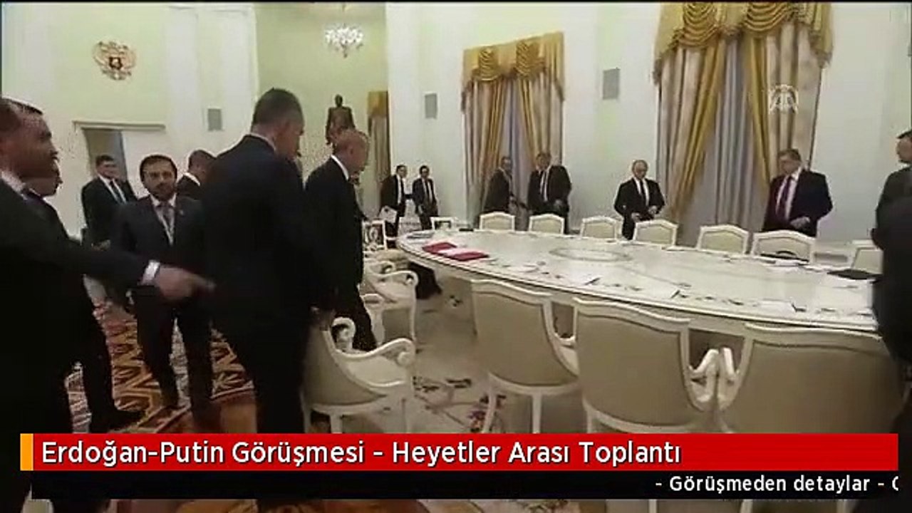 Erdoğan-Putin Görüşmesi - Heyetler Arası Toplantı