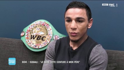 "Cette ceinture est une revanche sur la vie, c'est magique !" savoure Nordine Oubaali