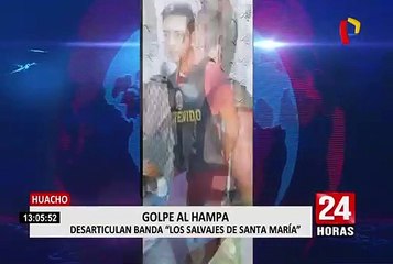 Huacho: en megaoperativo detienen a integrantes de banda “Los Salvajes de Santa María”