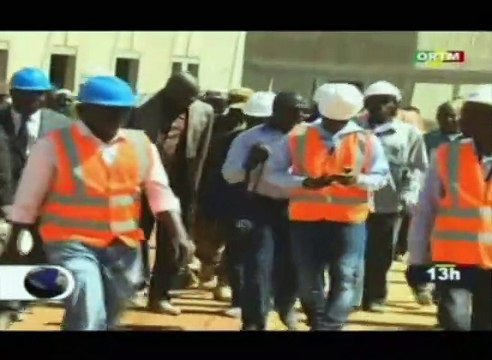 ORTM - Le Ministre de la Justice se rend sur le site de la nouvelle maison d’arrêt pour constater l’état d’avancement des travaux