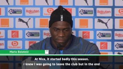 Download Video: New Marseille signing Balotelli explains problems at Nice