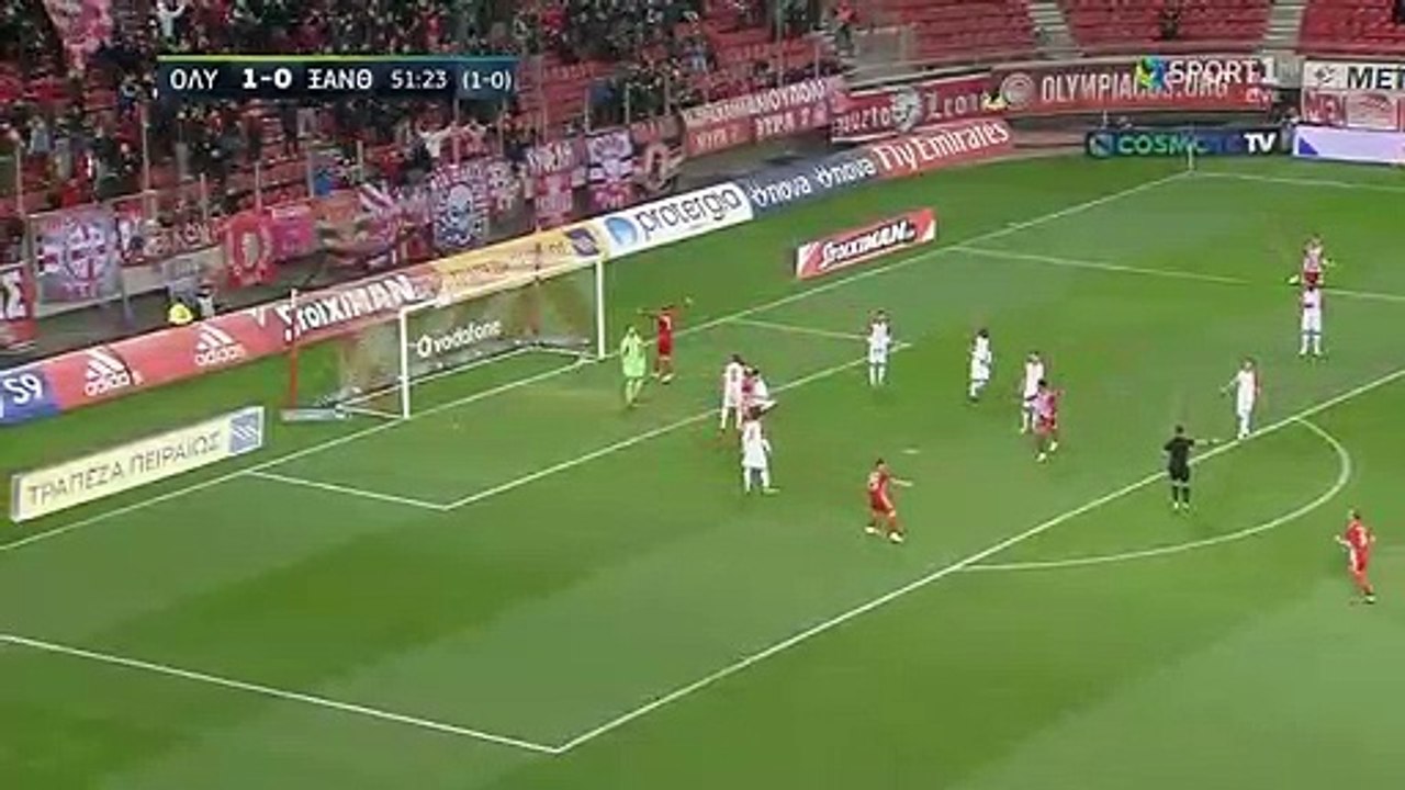 Το γκολ του Χασάν - Ολυμπιακός 2-0 Ξάνθη  23.01.2019 (HD)