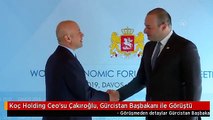 Koç Holding Ceo'su Çakıroğlu, Gürcistan Başbakanı ile Görüştü