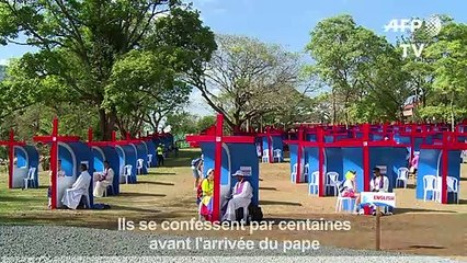 Panama:les jeunes pélerins se confessent avant l'arrivée du Pape