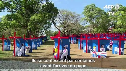 Panama:les jeunes pélerins se confessent avant l'arrivée du Pape