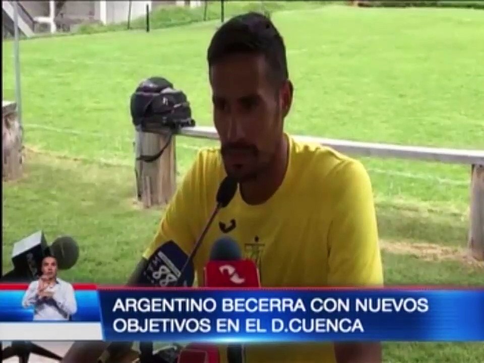 Argentino Becerra con nuevos objetivos en el Deportivo Cuenca