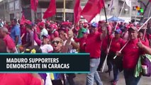 Maduro Supporters Demonstrate in Caracas