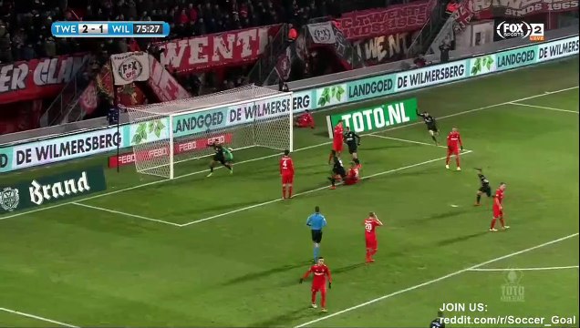 Evangelos Pavlidis Goal HD - Twente 2 - 2 Willem II - 23.01.2019 (Full Replay)