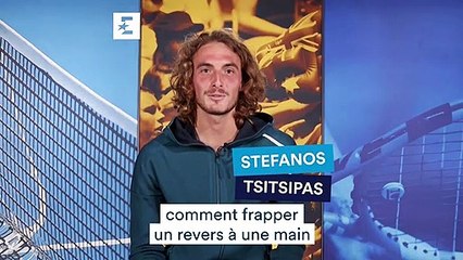 Rotation, concentration, lift : les 3 conseils de Tsitsipas pour réussir son revers à une main