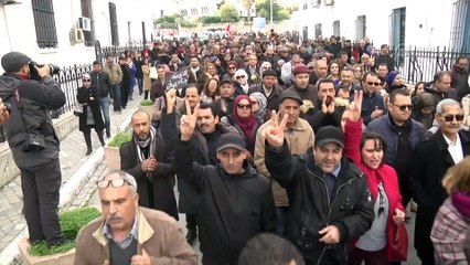 Tunus'ta öğretmenlerden zam ve iyileştirme protestosu - TUNUS
