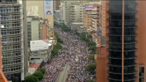 El líder de la oposición venezolana Juan Guaidó se proclama presidente de Venezuela