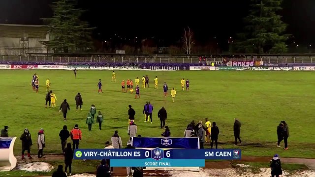 Les 6 buts du match Viry-Châtillon / SMCaen