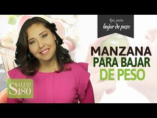 Come manzana para bajar de peso más rápido | Salud180