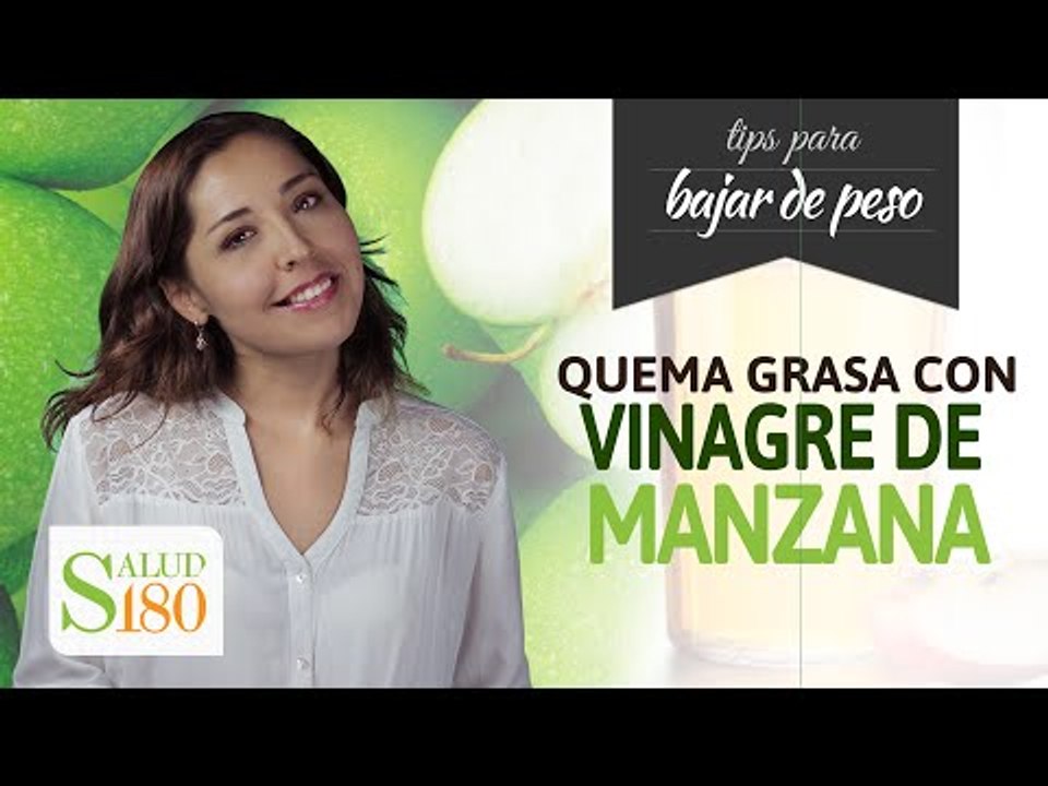 Quema grasa con vinagre de manzana | Salud180
