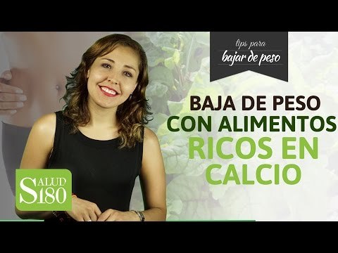 Baja rápido de peso con alimentos ricos en calcio | Salud180