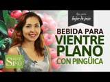 ¡Obtén un vientre plano con esta bebida! | Salud180