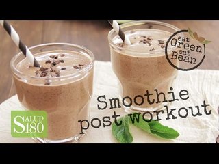 Smoothie proteínico post workout de chocomenta | Eat Green Eat Bean