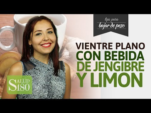 Vientre plano, rápido y fácil con bebida de jengibre y limón | Salud180