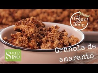 Granola de amaranto y almendras | Salud180