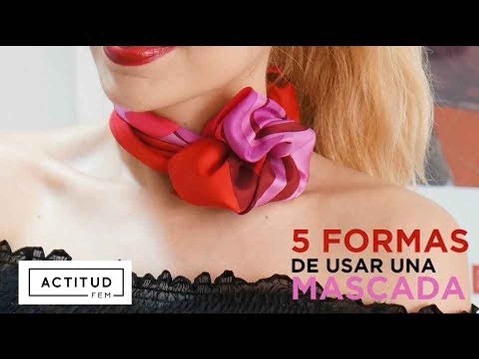 ¡Aprende a usar una mascada de diferentes maneras! | ActitudFEM