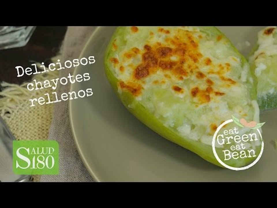 Deliciosos chayotes rellenos con queso | Receta de chayotes rellenos | Eat Green Eat bean