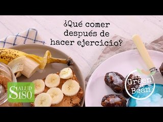 Desayuno y comida post-workout |  Qué comer después del ejercicio | Eat Green Eat Bean
