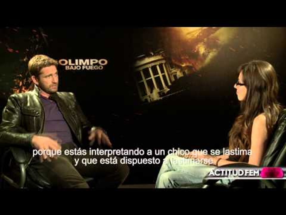 Entrevista con Gerard Butler en "Olimpo Bajo Fuego" / Gerard Butler Interview on Olympus Has Fallen