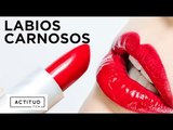 ¡Obtén labios carnosos usando maquillaje! | ActitudFEM