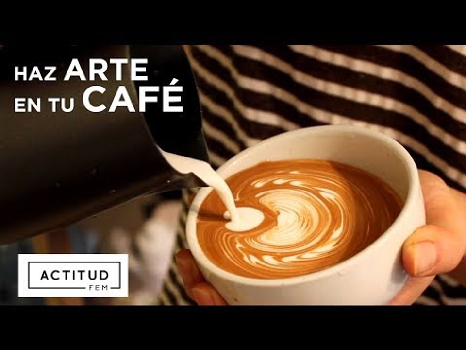 Cómo hacer arte sobre la taza de café | ActitudFEM