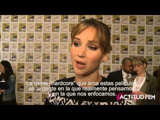 Entrevista con Jennifer Lawrence. Los Juegos del hambre, En llamas.