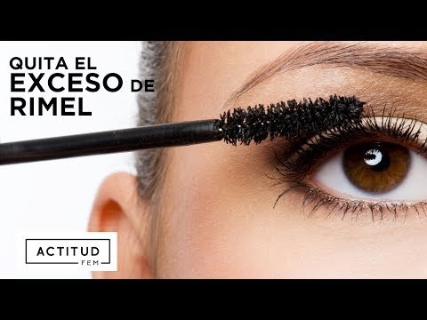 Cómo quitar las manchas de rímel sin desmaquillarte | ActitudFem