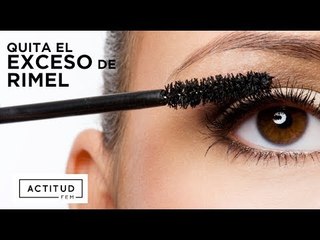 Cómo quitar las manchas de rímel sin desmaquillarte  | ActitudFem