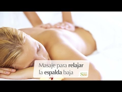 Masaje para relajar la espalda baja | Relájate | Salud180