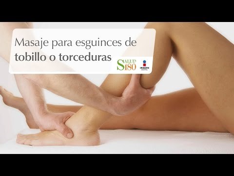 Masaje post esguince y torcedura en el tobillo | Relájate | Salud180