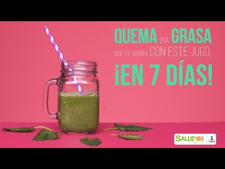 Quema grasas con este jugo natural | Salud180