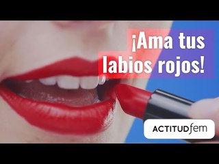 Ventajas de usar lipstick rojo | ActitudFEM