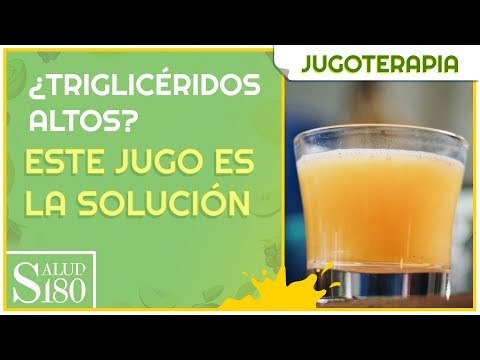¿Triglicéridos altos? Este jugo es la solución | Salud180